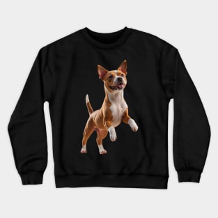 Cute and Sweet Amstaff Puppy Crewneck Sweatshirt